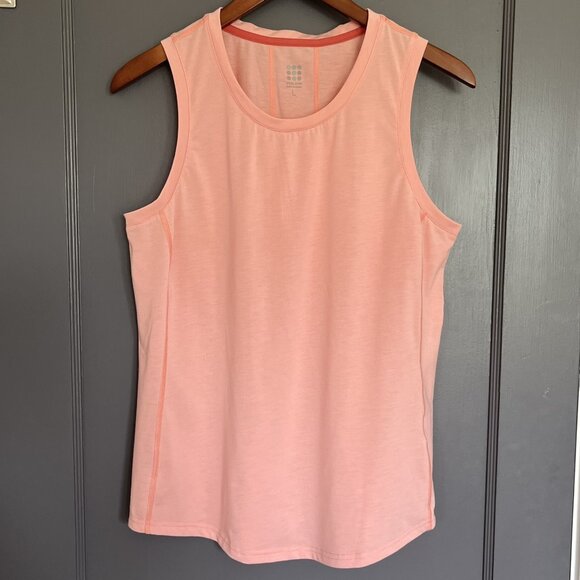 Title Nine Vibe Tank Top Women's Size Large Light Pink Sleeveless Wicking Active - Picture 1 of 12